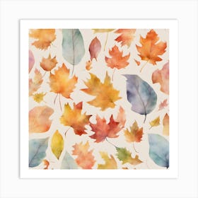 Autumn Snow Art Print