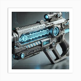 Cosmic Pulse Rifle Art Print