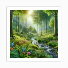 Fairy Forest 14 Art Print