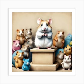 Hamsters 2 Art Print