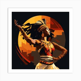 Egyptian Dancer Art Print