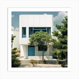 Modern House In Cyprus Art Print