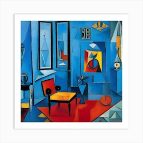 Blue Room 2 Art Print