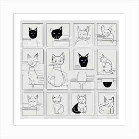 357477 Cats Xl 1024 V1 0 Art Print