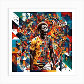 Soccer Player Art Print