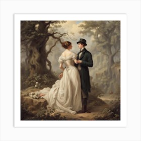 Love In The Forest Art Print