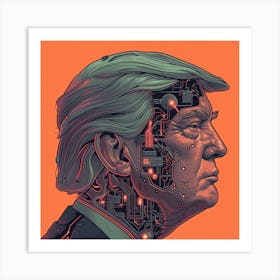 Trump'S Head Art Print