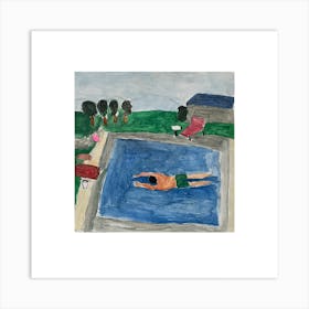 The Pool Art Print