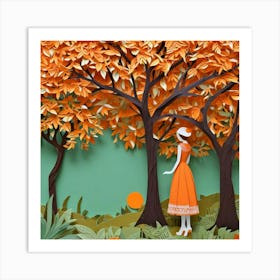 Autumn Trees Art Print