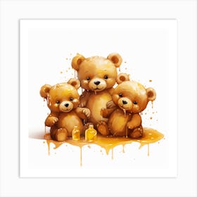 Teddy Bears 2 Art Print