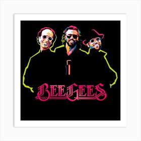 Beegees wpap art style Art Print