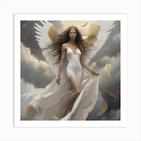 Angel Of The Sky 1 Art Print