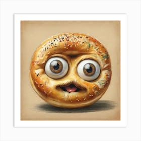 Bagel 20 Art Print