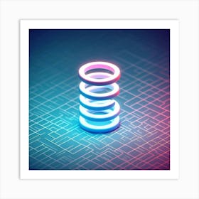 Stack Of Rings Art Print