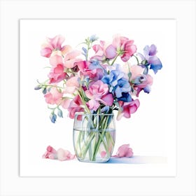 Sweet Peas Art Print