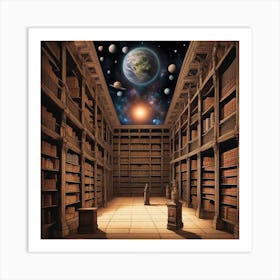 Library Of Books Art Print