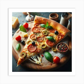 Pizza9 Art Print