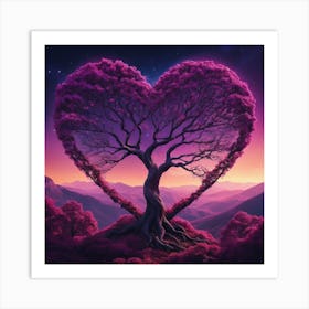 Heart Tree 2 Art Print