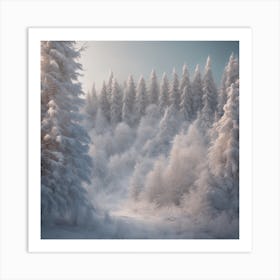 Winter Forest 9 Art Print