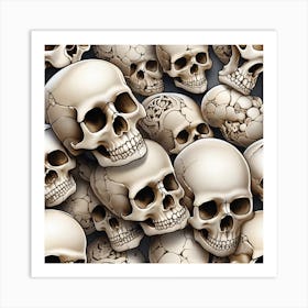 Skulls 7 Art Print