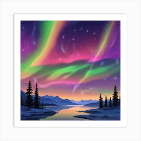 Aurora Borealis 195 Art Print