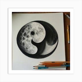 Yin Yang Art Print