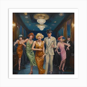 Roaring Twenties Charleston Rhythms Art Print