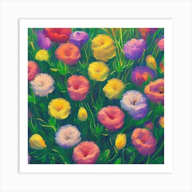 Alstroemeria Flowers 29 Art Print