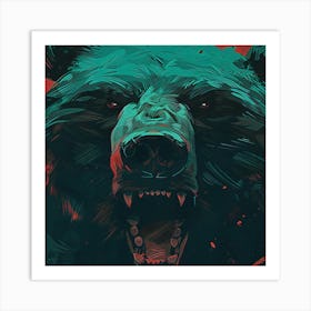 Bear'S Head 1 Art Print