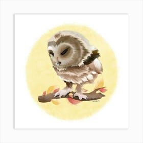 Owl/Chouette Art Print