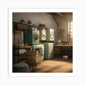 Default Default Vintage And Retro Laundry Aestethic 0 Art Print