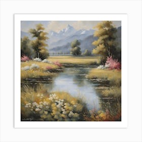 River Valley Art Print