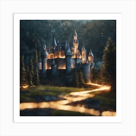 Fairytale Castle 23 Art Print