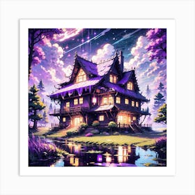 House In The Forest Art Print