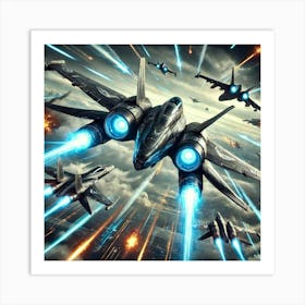 Sky Hawks Capabilities Alliance Army Art Print