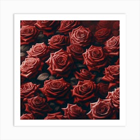 Red Roses Art Print