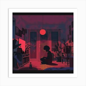 A Animated Sequence Lofi Illustration 1718806691 2 Art Print