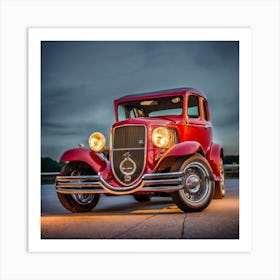 Old Fashioned Car Art Print