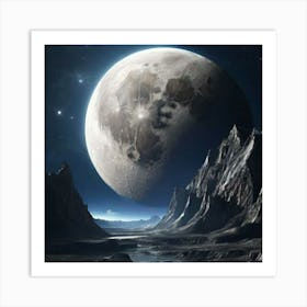 Full Moon Art Print