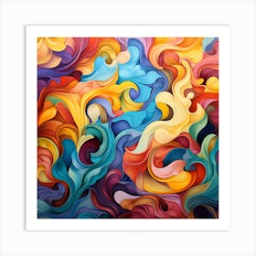 Abstract Abstract Painting 14 Art Print