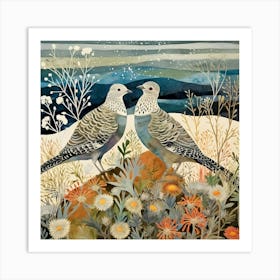 Bird In Nature Dove 4 Art Print