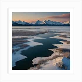 Default Create Unique Design Of Alaskan Lakes 1 Art Print