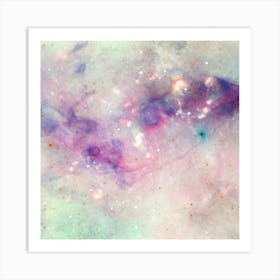 The Colors Of The Galaxy Square Art Print