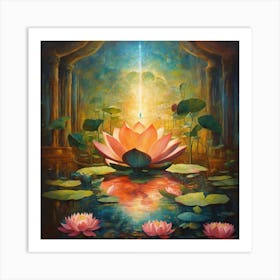 Lotus Flower 2 Art Print