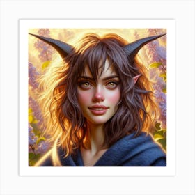 Demon Girl Art Print