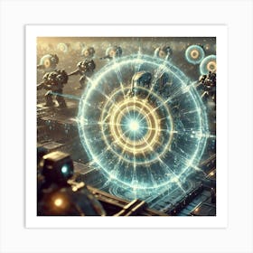 Energy Disruption Fields Converted Art Print