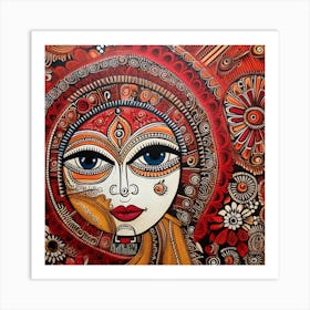 Indian Woman 3 Art Print