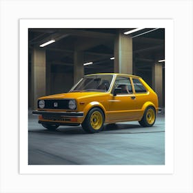 Honda Civic Hatchback Art Print