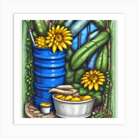 Sunflowers 1 Art Print