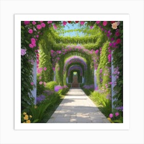 Garden Archway Art Print